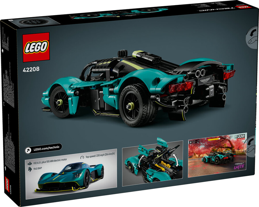 مجموعه ساختنی خودروی لگو LEGO تکنیک مدل 42208، استون مارتین والکری، ۷۰۷ قطعه