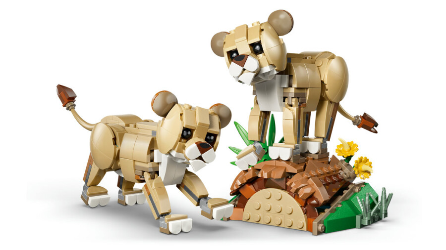 مجموعه ساختنی حیوانات وحشی لگو LEGO کریتور 3 در 1 مدل 31386، شیر باشکوه، ۸۳۹ قطعه
