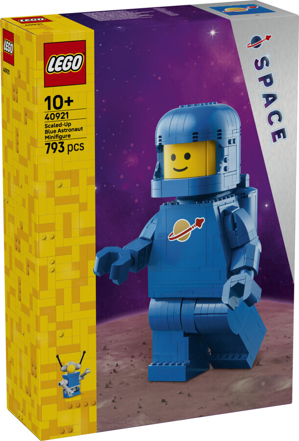مجموعه ساختنی لگو LEGO آیکونیک Iconic مینی‌فیگور فضانورد آبی بزرگ مدل 40921، ۷۹۳ قطعه، حداقل سن ۱۰ سال