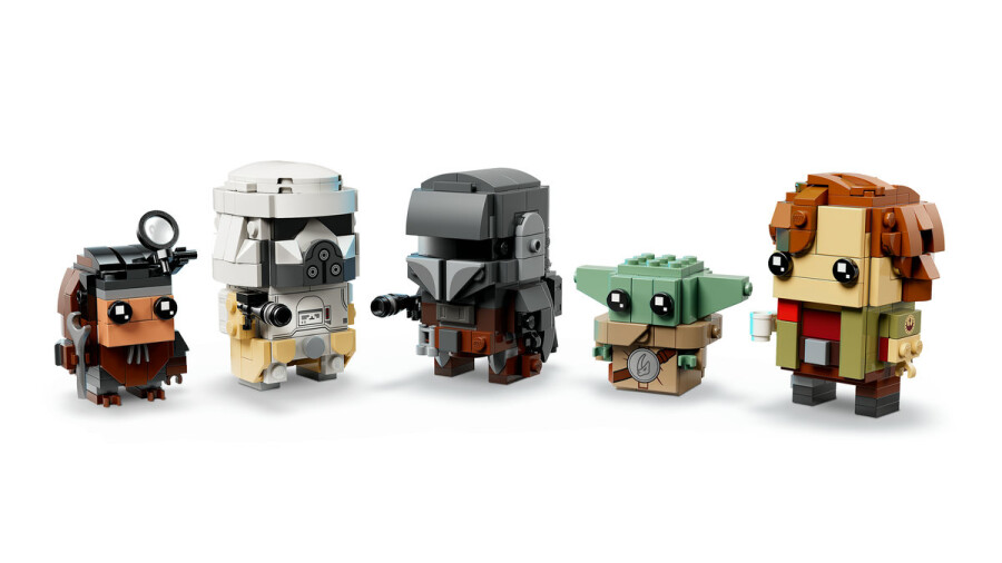 مجموعه ساختنی و نمایشی لگو LEGO Star Wars BrickHeadz مدل 40856، ۶۶۱ قطعه، ۵ شخصیت
