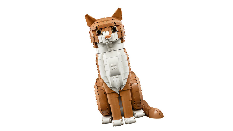 مجموعه ساختنی و نمایشی لگو LEGO آیدیا Ideas گربه نارنجی مدل 21376، ۱۷۵۵ قطعه، حداقل سن ۱۸ سال