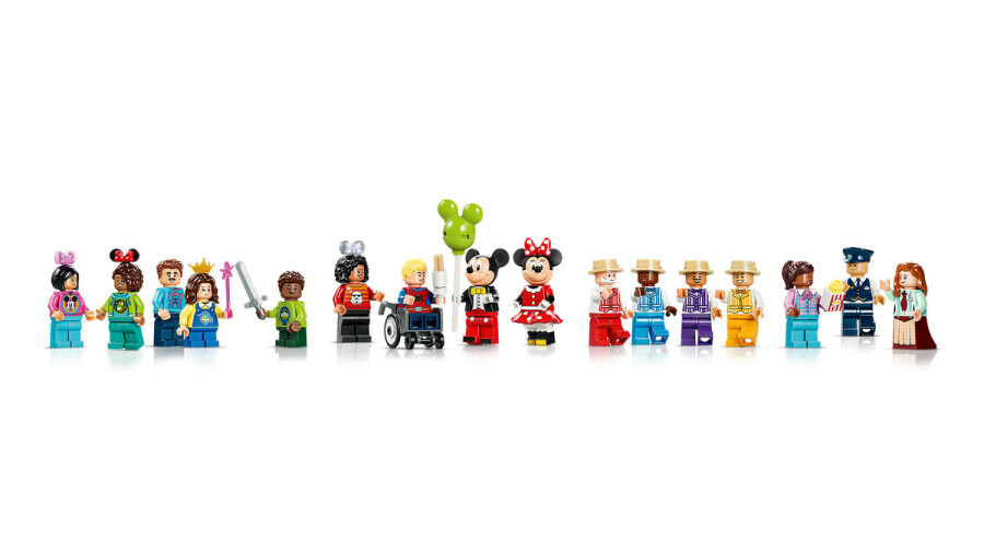 مجموعه ساختنی خیابان اصلی دیزنی، لگو LEGO مدل 43302، ۳۸۹۹ قطعه، حداقل سن ۱۸ سال