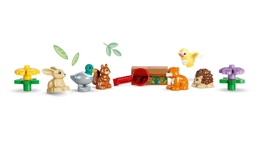 مجموعه ساختنی جنگل اکتشافی حیوانات وحشی لگو LEGO دوپلو DUPLO مدل 10480، ۱۳۱ قطعه، حداقل سن ۳ سال
