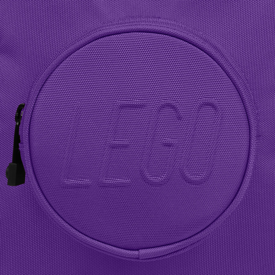 کوله‌پشتی کودک لگو LEGO سری آیکونیک مدل 20206B-0268 طرح قطعه ساخت 1x1، بنفش، ظرفیت ۷ لیتر