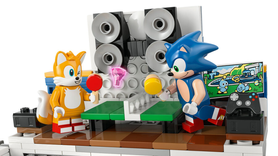 مجموعه ساختنی کامیون فرماندهی تیم سونیک لگو LEGO سری سونیک خارپشت مدل 77006، 747 قطعه، حداقل سن 8 سال