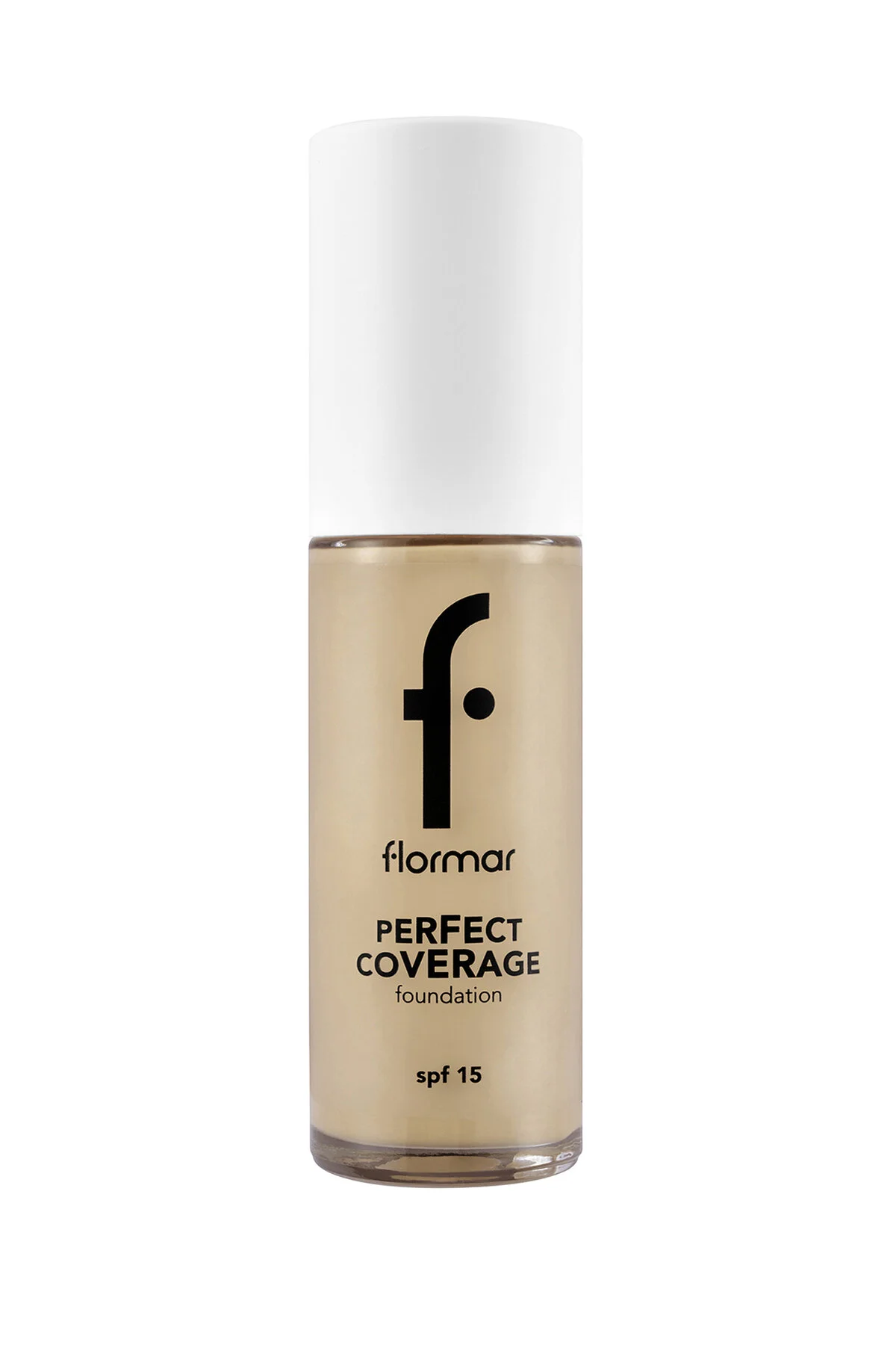 کرم‌پودر پرفکت کاوریج فلورمار Flormar مدل 6809 با پوشش بالا و SPF15 یونیسکس بژ