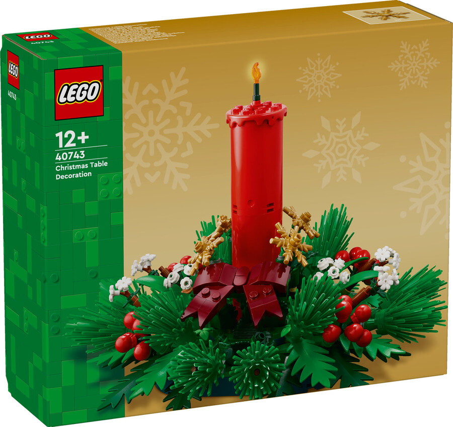 مجموعه ساختنی لگو LEGO آیکونیک مدل 40743 تزئین میز سال نو، ۴۳۳ قطعه