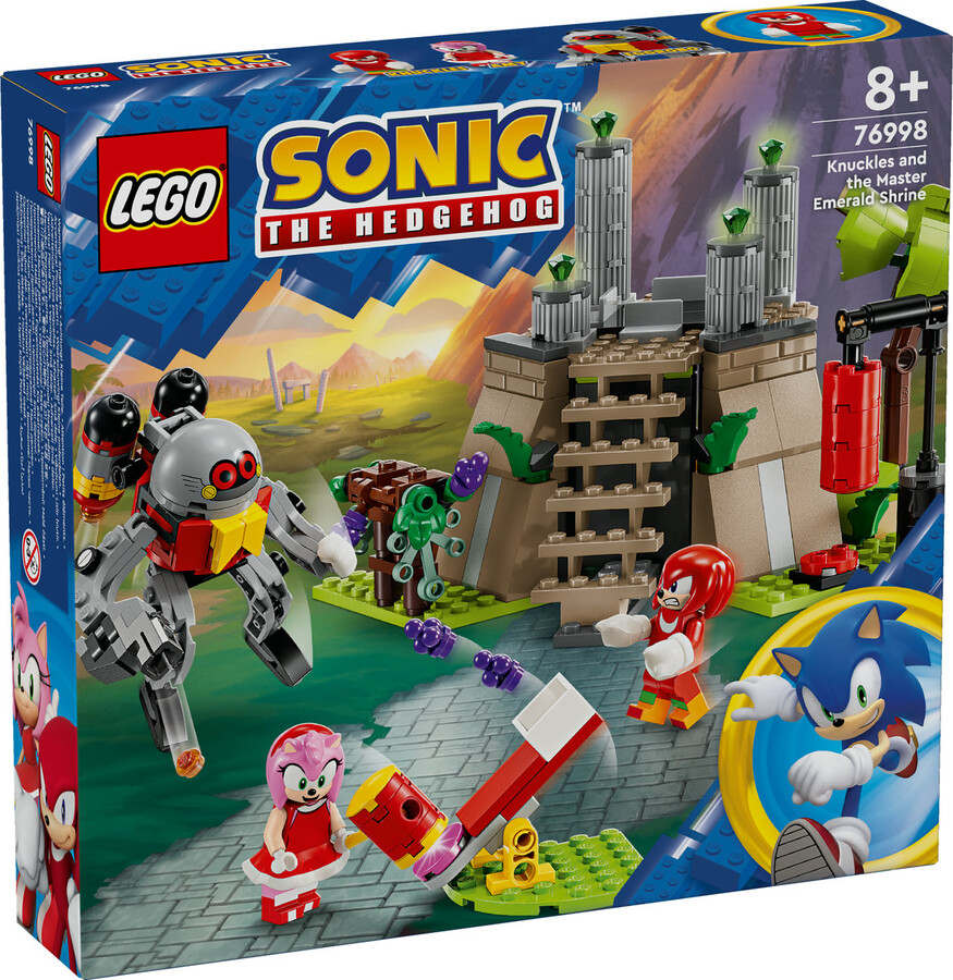 مجموعه ساختنی لگو LEGO سونیک Sonic the Hedgehog معبد ناکلز و مستر امرالد مدل 76998، ۳۲۵ قطعه