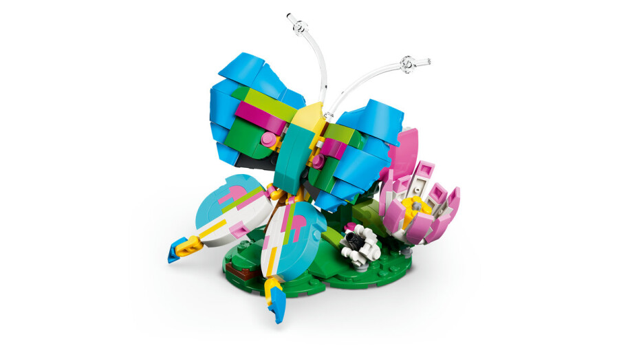 مجموعه ساختنی حیوانات وحشی لگو LEGO کریتور ۳ در ۱، مرغ مگس‌خوار رنگارنگ مدل 31384، ۳۱۲ قطعه