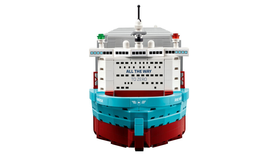 مجموعه ساختنی و نمایشی کشتی کانتینری دوگانه‌سوز مرسک لگو LEGO آیکونیک Iconic مدل 40955، ۱۵۱۶ قطعه، حداقل سن ۱۲ سال