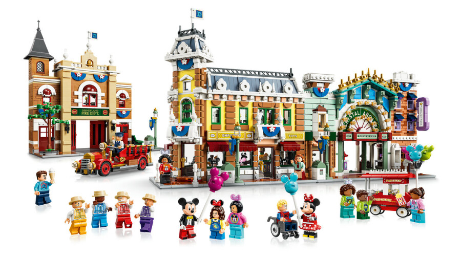 مجموعه ساختنی خیابان اصلی دیزنی، لگو LEGO مدل 43302، ۳۸۹۹ قطعه، حداقل سن ۱۸ سال