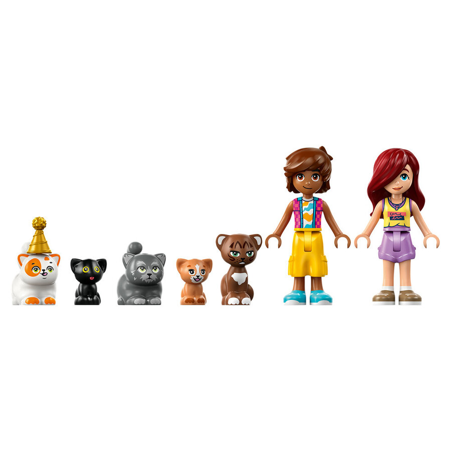مجموعه ساختنی لگو LEGO فرندز Friends مدل 42666، جشن تولد گربه و خانه درختی، ۳۲۱ قطعه، حداقل سن ۶ سال