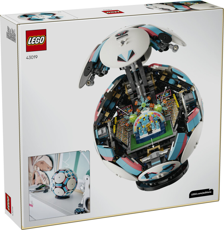 مجموعه ساختنی و نمایشی توپ فوتبال لگو LEGO ادیشنز Editions مدل 43019، ۱۴۹۸ قطعه، حداقل سن ۱۰ سال
