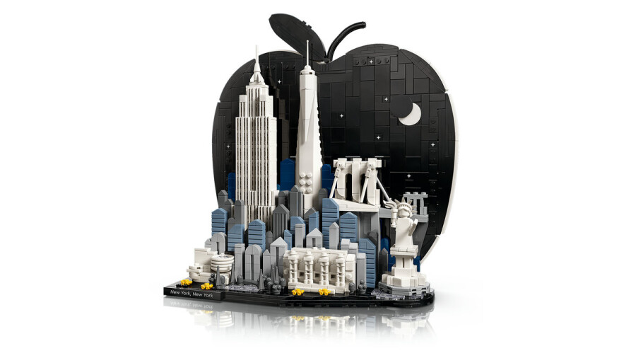 مجموعه ساختنی معماری نیویورک سیتی لگو LEGO Architecture مدل 21066، ۱۴۶۵ قطعه، حداقل سن ۱۸ سال