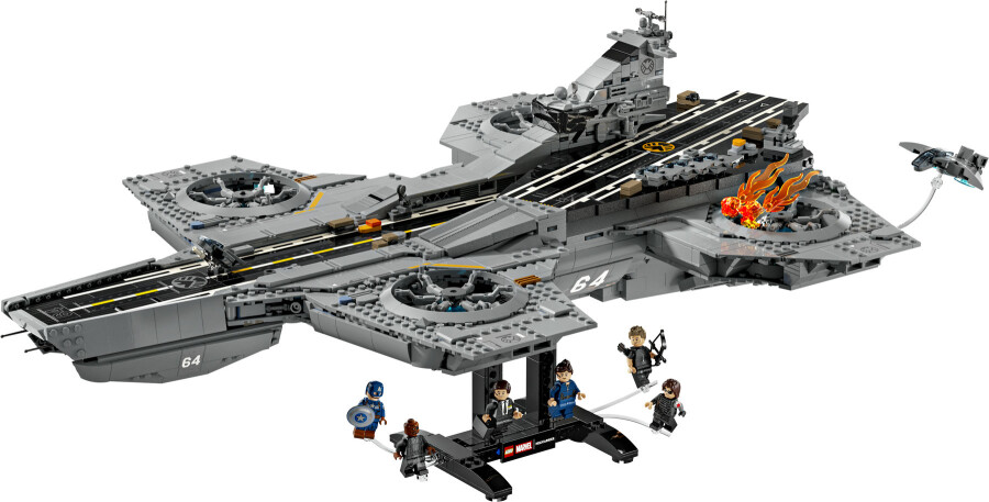 مجموعه ساختنی ناو هواپیمابر شیلد S.H.I.E.L.D. مارول Marvel، LEGO مدل 76354، ۳۰۵۷ قطعه، حداقل سن ۱۸ سال