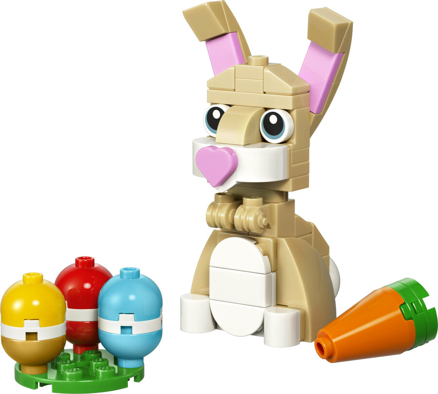 مجموعه ساختنی خرگوش عید پاک لگو LEGO Creator 3-in-1 مدل 30716، ۶۶ قطعه، حداقل سن ۶ سال