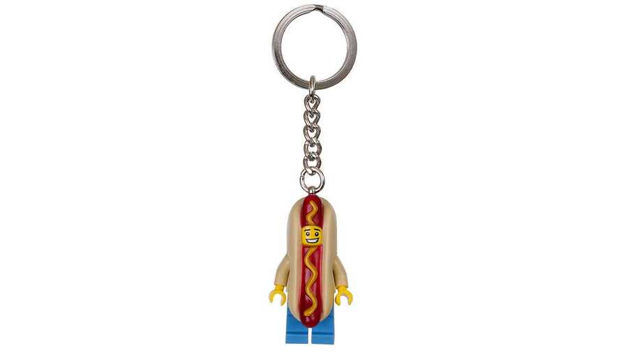 جاکلیدی مینی‌فیگور هات‌داگ گای لگو LEGO آیکونیک Iconic مدل 853571، حداقل سن ۶ سال