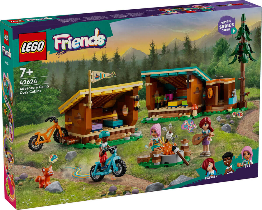 مجموعه ساختنی لگو LEGO فرندز Friends مدل 42624 کمپ ماجراجویی، ۴۳۷ قطعه