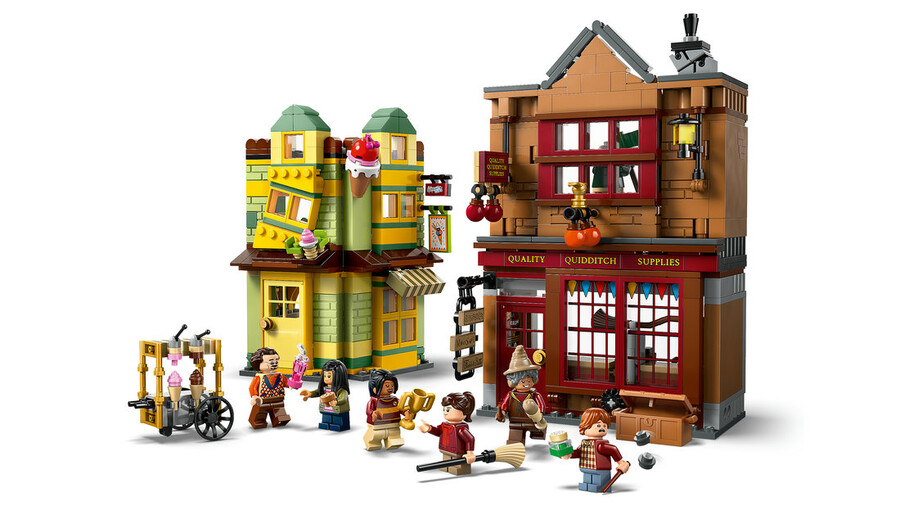 مجموعه ساختنی لگو LEGO هری پاتر Harry Potter مدل 76452، فروشگاه‌های کوییدیچ و بستنی‌فروشی، ۷۹۵ قطعه