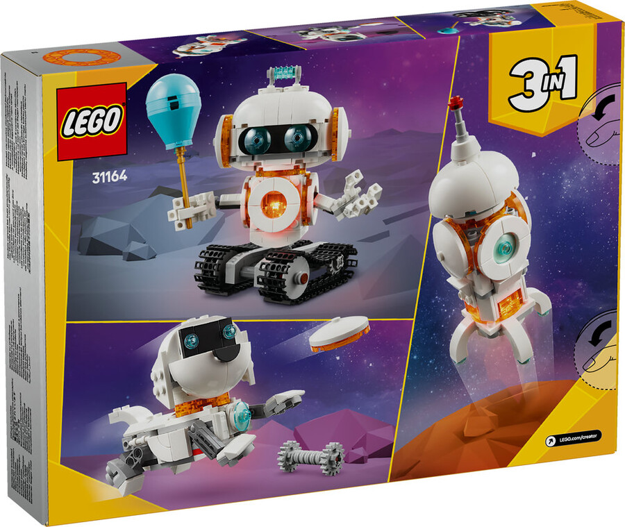 مجموعه ساختنی ربات فضایی کریتور ۳ در ۱ لگو LEGO مدل 31164، ۲۸۱ قطعه، حداقل ۸ سال