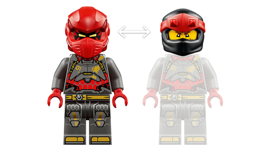 مجموعه ساختنی ربات‌های تایتان دوقلو نینجاگو NINJAGO، لگو LEGO مدل 71870، ۱۷۰۷ قطعه، حداقل سن ۱۲ سال
