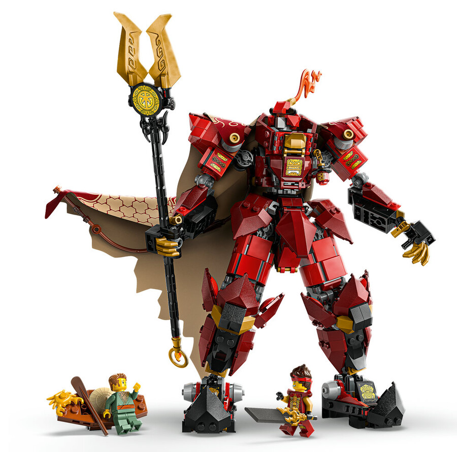 مجموعه ساختنی لگو LEGO سری نینجاگو NINJAGO مدل 71846، ربات شوالیه آتش، ۹۹۶ قطعه، حداقل سن ۱۴ سال