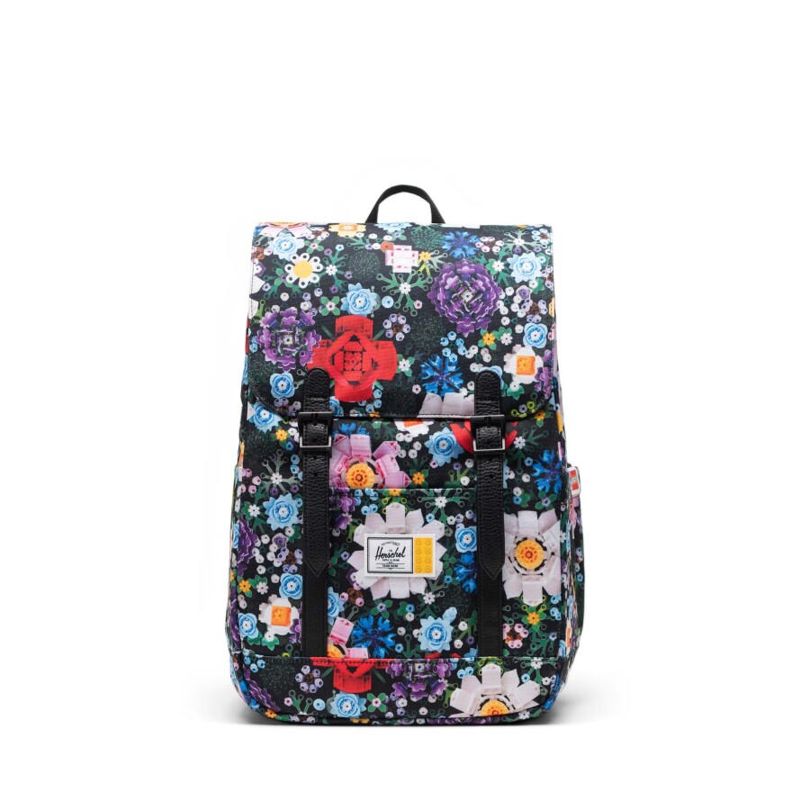کوله‌پشتی لگو LEGO هیرشل Herschel Retreat Small مدل 11611-07029 با ظرفیت ۱۷ لیتر و طرح گل‌دار باغ