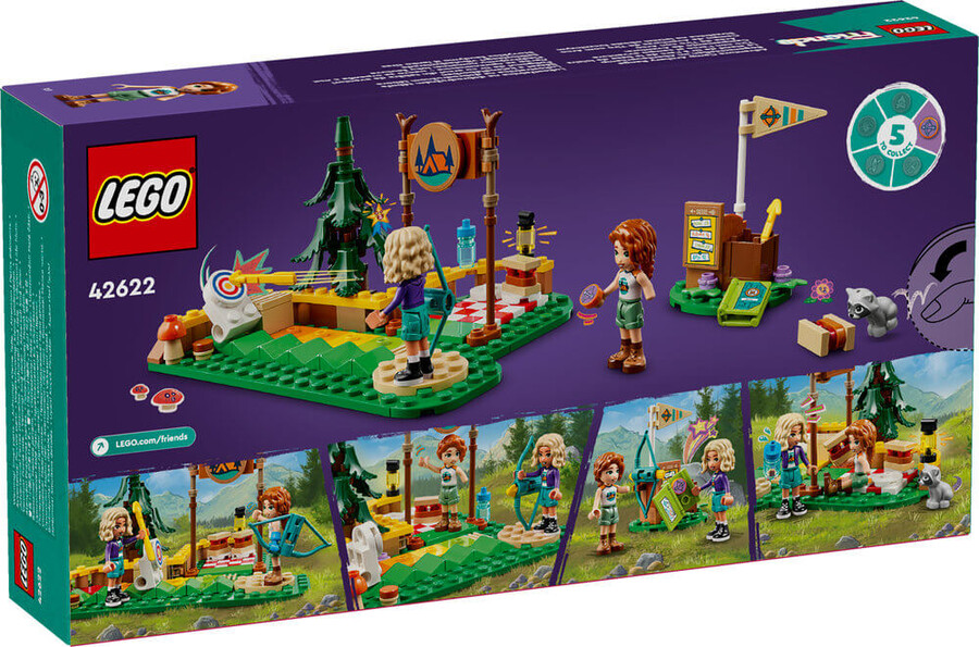 مجموعه ساختنی لگو LEGO فرندز Friends مدل 42622 کمپ ماجراجویی و تیراندازی با کمان، ۱۵۷ قطعه
