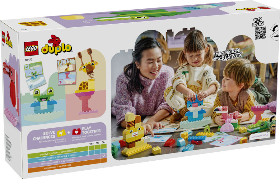 بازی ساختنی حیوانات لگو LEGO DUPLO، مدل 10472، ۹۴ قطعه، حداقل سن ۳ سال
