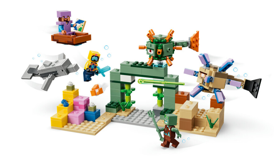 مجموعه ساختنی ماجراجویی زیر آب لگو LEGO ماینکرفت Minecraft مدل 21598، ۳۱۰ قطعه، حداقل سن ۸ سال