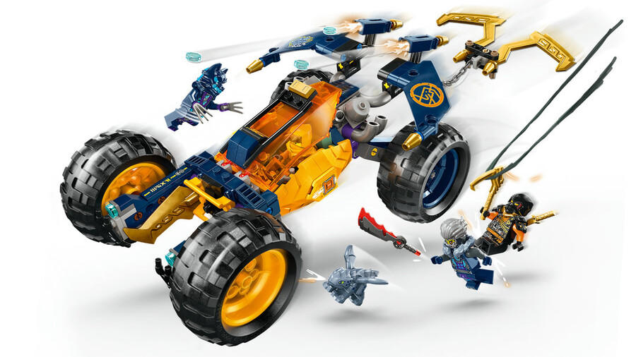 مجموعه ساختنی لگو LEGO نینجاگو NINJAGO ماشین باگی آفرود آرین مدل 71811، ۲۶۷ قطعه