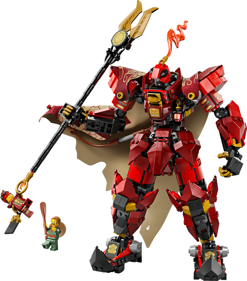 مجموعه ساختنی لگو LEGO سری نینجاگو NINJAGO مدل 71846، ربات شوالیه آتش، ۹۹۶ قطعه، حداقل سن ۱۴ سال