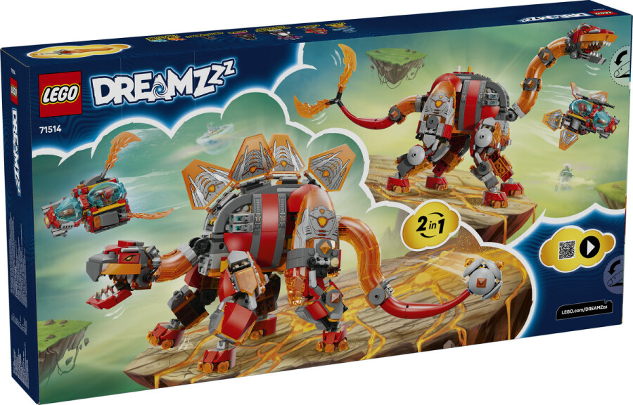 ساختنی لگو LEGO دریم‌زی‌زز مدل 71514 دایناسور جت، ۱۰۰۷ قطعه و ۲ گزینه ساخت