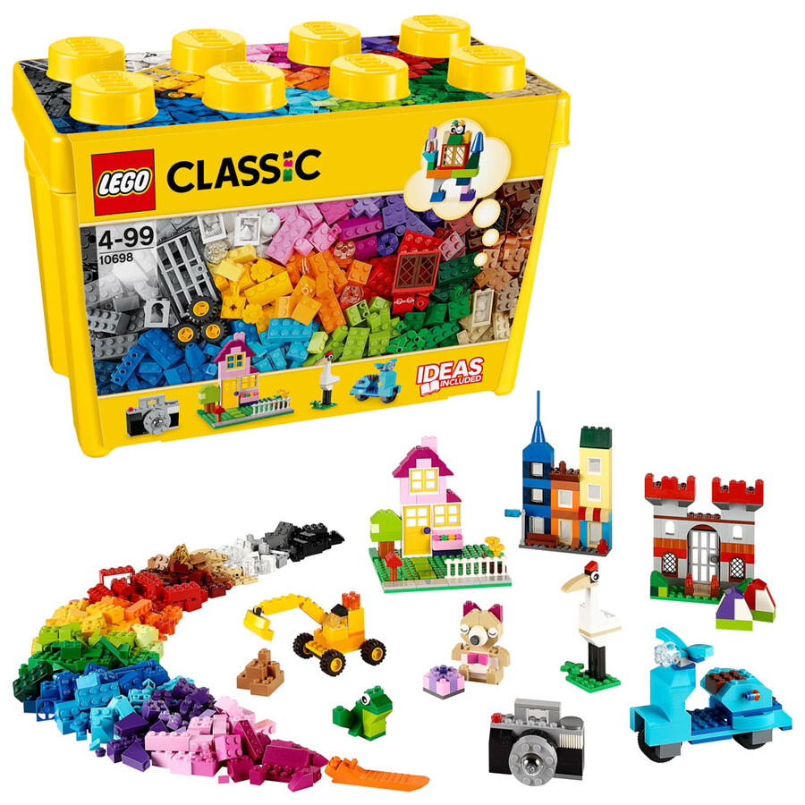 مجموعه ساختنی لگو LEGO کلاسیک مدل 10698، ۷۹۰ قطعه، حداقل سن ۴ سال