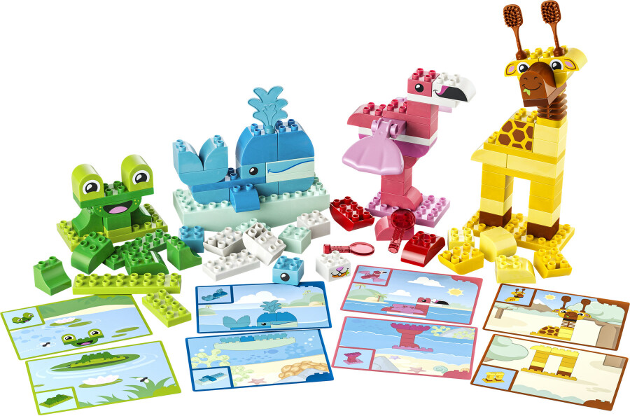 بازی ساختنی حیوانات لگو LEGO DUPLO، مدل 10472، ۹۴ قطعه، حداقل سن ۳ سال
