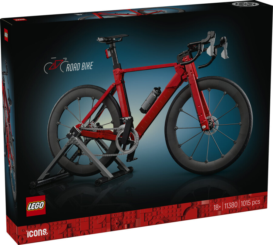 مجموعه ساختنی دوچرخه جاده‌ای لگو LEGO Icons مدل 11380، ۱۰۱۵ قطعه، حداقل سن ۱۸ سال