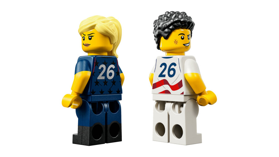 مجموعه ساختنی و نمایشی پیراهن تیم ملی فوتبال آمریکا ۲۰۲۶ از لگو LEGO، سری ادیشنز، مدل 43033، ۱۶۷ قطعه