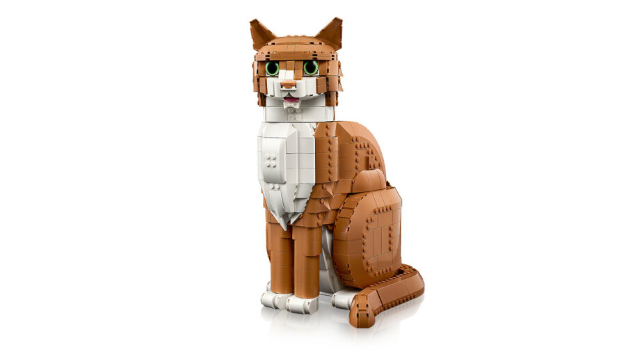 مجموعه ساختنی و نمایشی لگو LEGO آیدیا Ideas گربه نارنجی مدل 21376، ۱۷۵۵ قطعه، حداقل سن ۱۸ سال