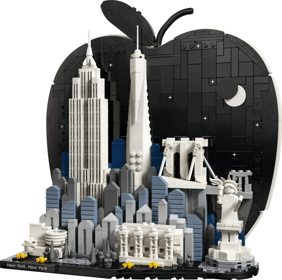 مجموعه ساختنی معماری نیویورک سیتی لگو LEGO Architecture مدل 21066، ۱۴۶۵ قطعه، حداقل سن ۱۸ سال