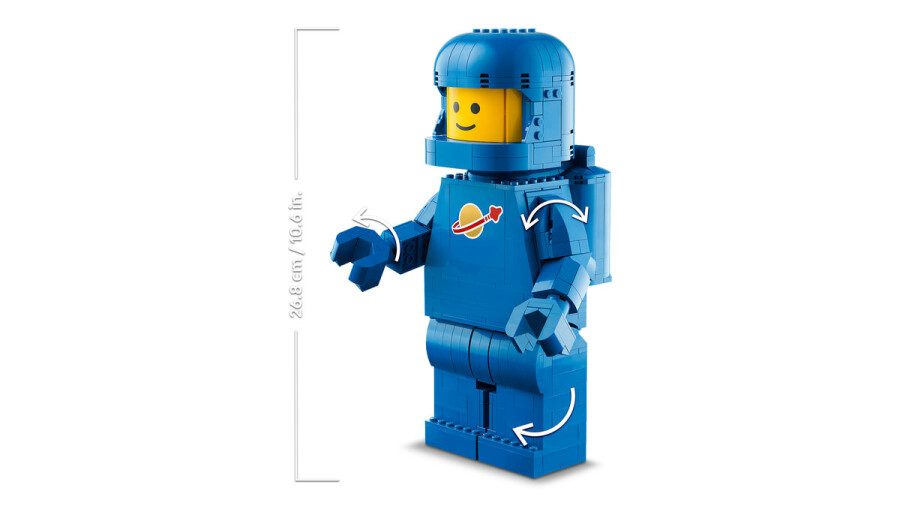مجموعه ساختنی لگو LEGO آیکونیک Iconic مینی‌فیگور فضانورد آبی بزرگ مدل 40921، ۷۹۳ قطعه، حداقل سن ۱۰ سال