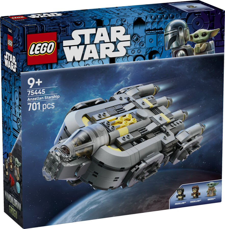 مجموعه ساختنی سفینه فضایی جنگ ستارگان لگو LEGO Anzellan Starship مدل 75445، ۷۰۱ قطعه، حداقل سن ۹ سال