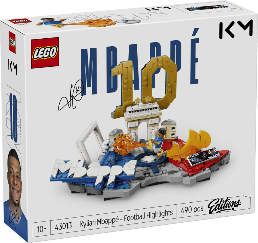 مجموعه ساختنی و نمایشی لحظات فراموش‌نشدنی کیلیان امباپه از لگو LEGO، سری ادیشنز، مدل 43013، ۴۹۰ قطعه