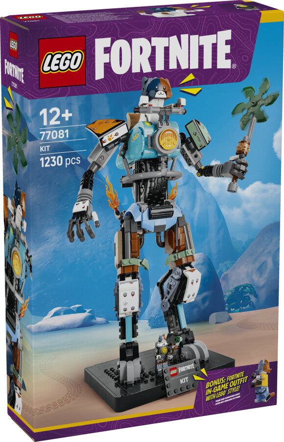 مجموعه ساختنی ربات Pisikopat، لگو LEGO فورتنایت Fortnite مدل 77081، ۱۲۳۰ قطعه، حداقل سن ۱۲ سال