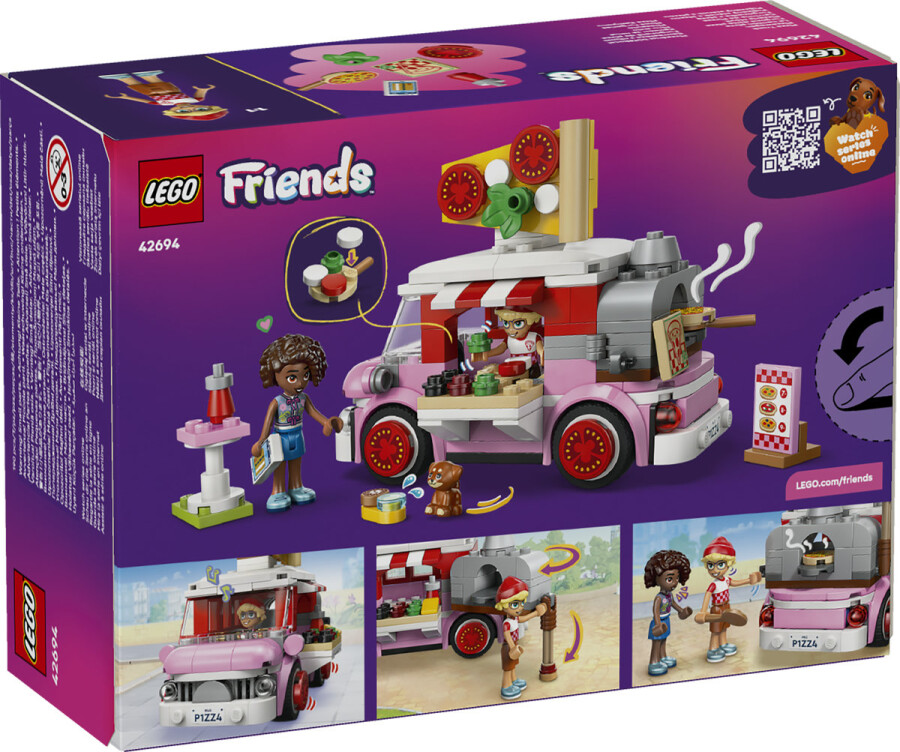 مجموعه ساختنی کامیون پیتزا لگو LEGO فرندز Friends مدل 42694، ۱۹۰ قطعه، حداقل سن ۶ سال