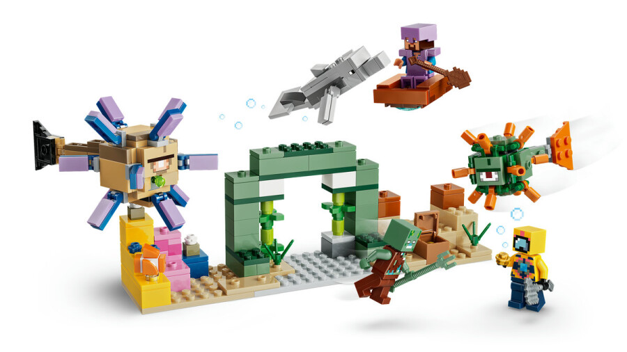 مجموعه ساختنی ماجراجویی زیر آب لگو LEGO ماینکرفت Minecraft مدل 21598، ۳۱۰ قطعه، حداقل سن ۸ سال
