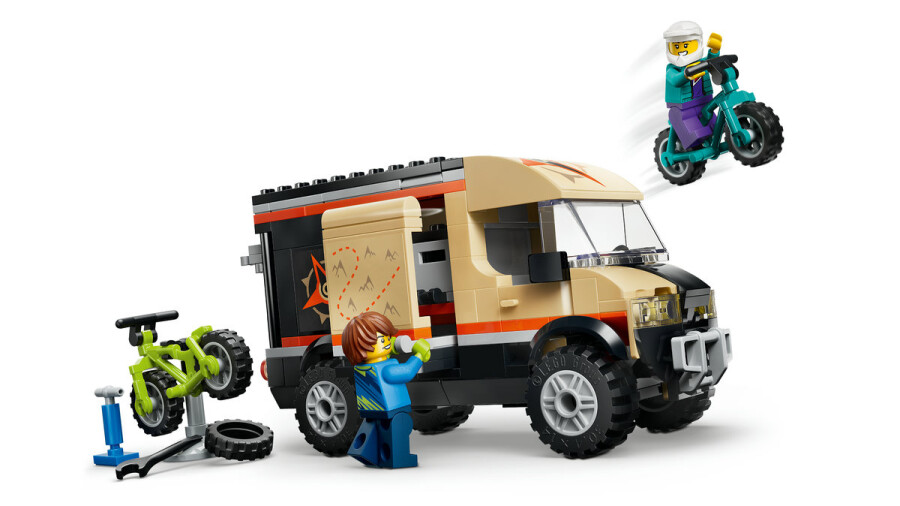 مجموعه ساختنی ون ماجراجویی دوچرخه کوهستان سیتی، لگو LEGO مدل 60512، ۲۶۰ قطعه، حداقل سن ۷ سال
