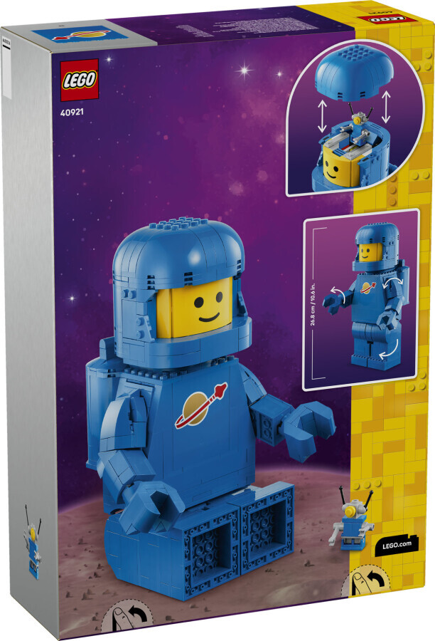 مجموعه ساختنی لگو LEGO آیکونیک Iconic مینی‌فیگور فضانورد آبی بزرگ مدل 40921، ۷۹۳ قطعه، حداقل سن ۱۰ سال