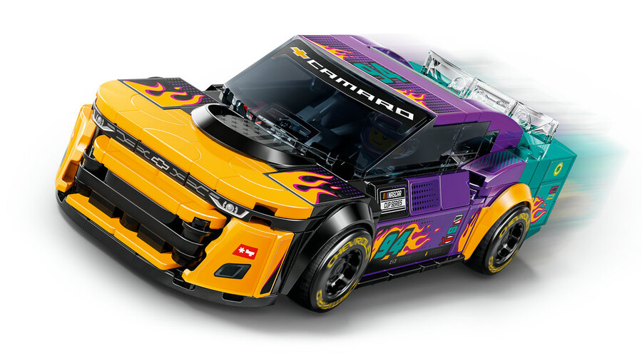 مجموعه ساختنی لگو LEGO اسپید چمپیونز NASCAR شورولت کامارو ZL1 مدل 76935، ۳۲۸ قطعه