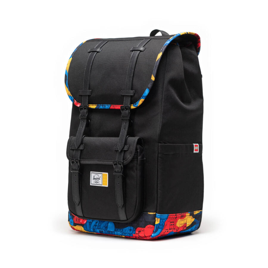 کوله‌پشتی لگو LEGO هیرشل Herschel Little America مدل 11608-07028، ظرفیت ۳۰ لیتر