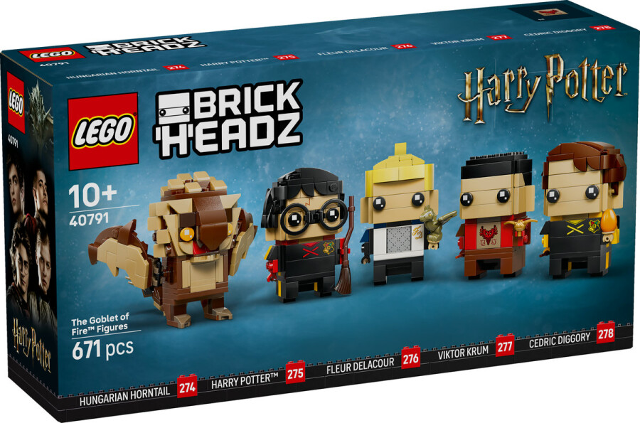 مجموعه ساختنی فیگورهای هری پاتر لگو LEGO BrickHeadz مدل 40791، ۶۷۱ قطعه، حداقل سن ۱۰ سال